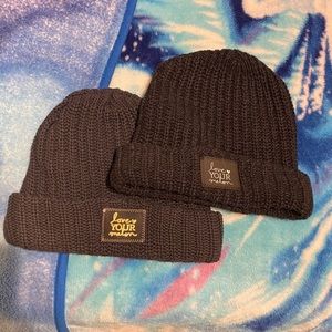 Two Love Your Melon Beanies!